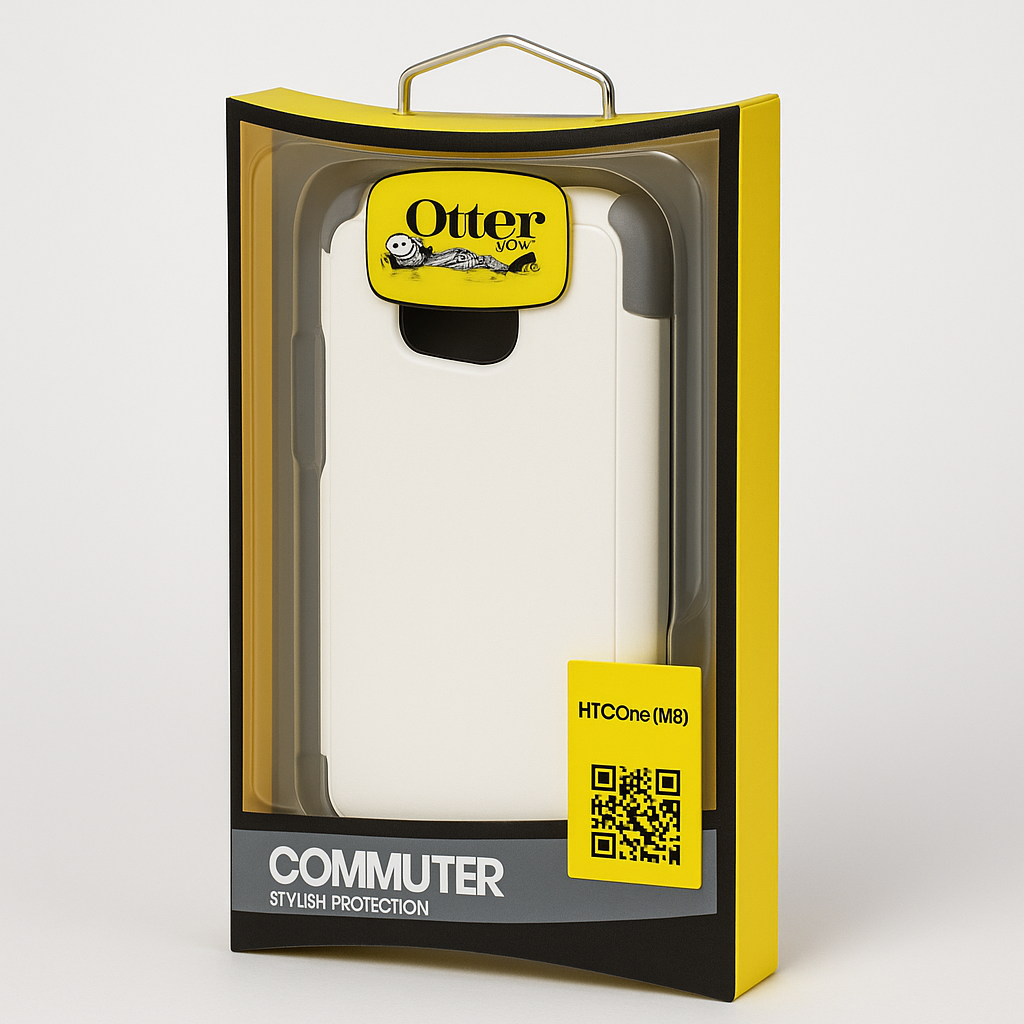 Otterbox Commuter Series Case For Htc One M8 - Retail Packaging - Glacier - 660543032564