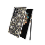 Case-Mate Samsung Galaxy S24 Ultra Floral Gems Bling Wireless Charging Case