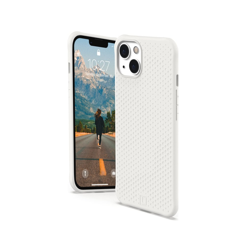 Urban Armor Gear [U By Uag Designed For Iphone 13 Case White Marshmallow Dot Slim Fit Lightweight Stylish Pattern Impact Resistant Antimicrobial Protective Phone Cover, [6.1 Inch Screen] - 810070364540