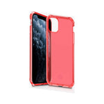 Itskins Spectrum Clear Protective Phone Case Compatible With Apple Iphone 11 Pro, Slim Hybrid Case, Anti-Yellowing, And Heavy Duty Shockproof Cover, Military Phone Case | Coral - 4894465455866