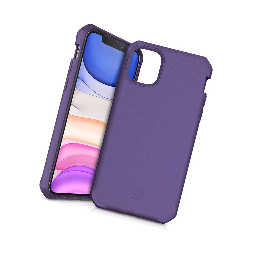 Itskins Feroniabio Terra Protective Phone Case For Apple Iphone 11 - Purple - 4894465584054