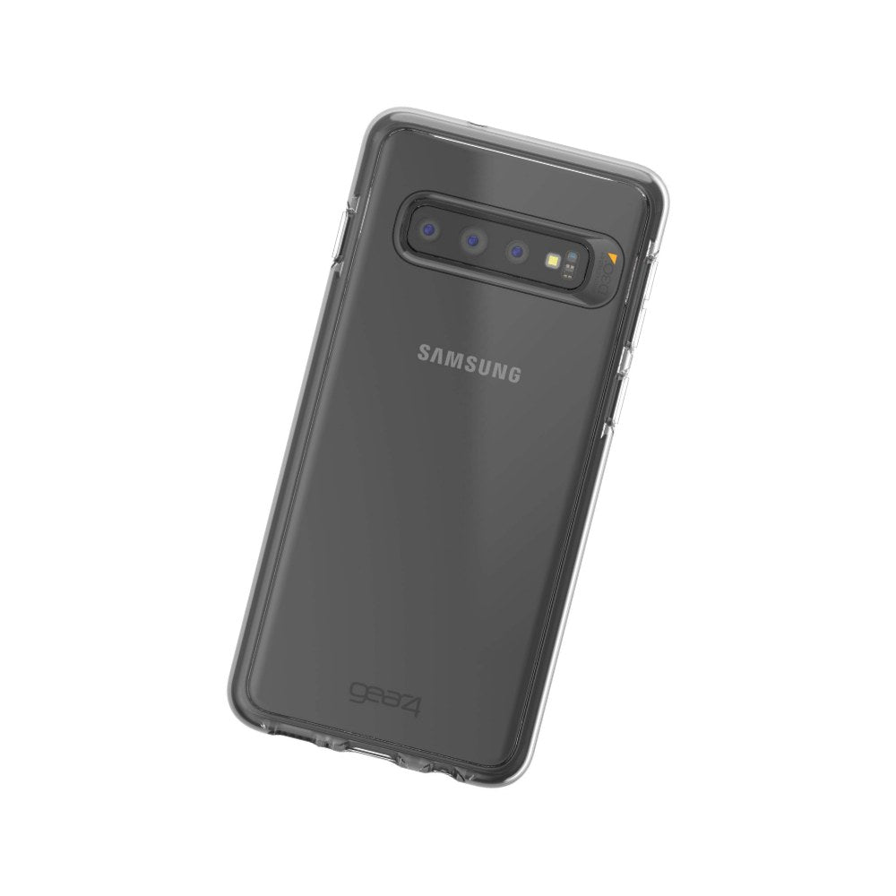 Gear4 Piccadilly Clear Case With Advanced Impact Protection [ Protected By D3o ], Slim, Tough Design For Samsung Galaxy S10 Black Open Box - 4895200206620