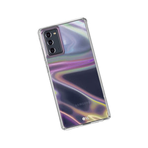 Case-Mate - Case For Samsung Galaxy Note 20 5g - Soap Bubble W/Micropel - 10 Ft Drop Protection - 6.7 Inch - Iridescent - 846127195195