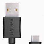 Cygnett Source Micro-Usb To Usb Braided Cable (1m/3.3') - Black - 848116014425