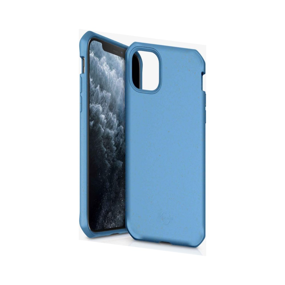 Itskins Feroniabio Terra Protective Phone Case For Iphone 11 Pro - Blue - 4894465310929
