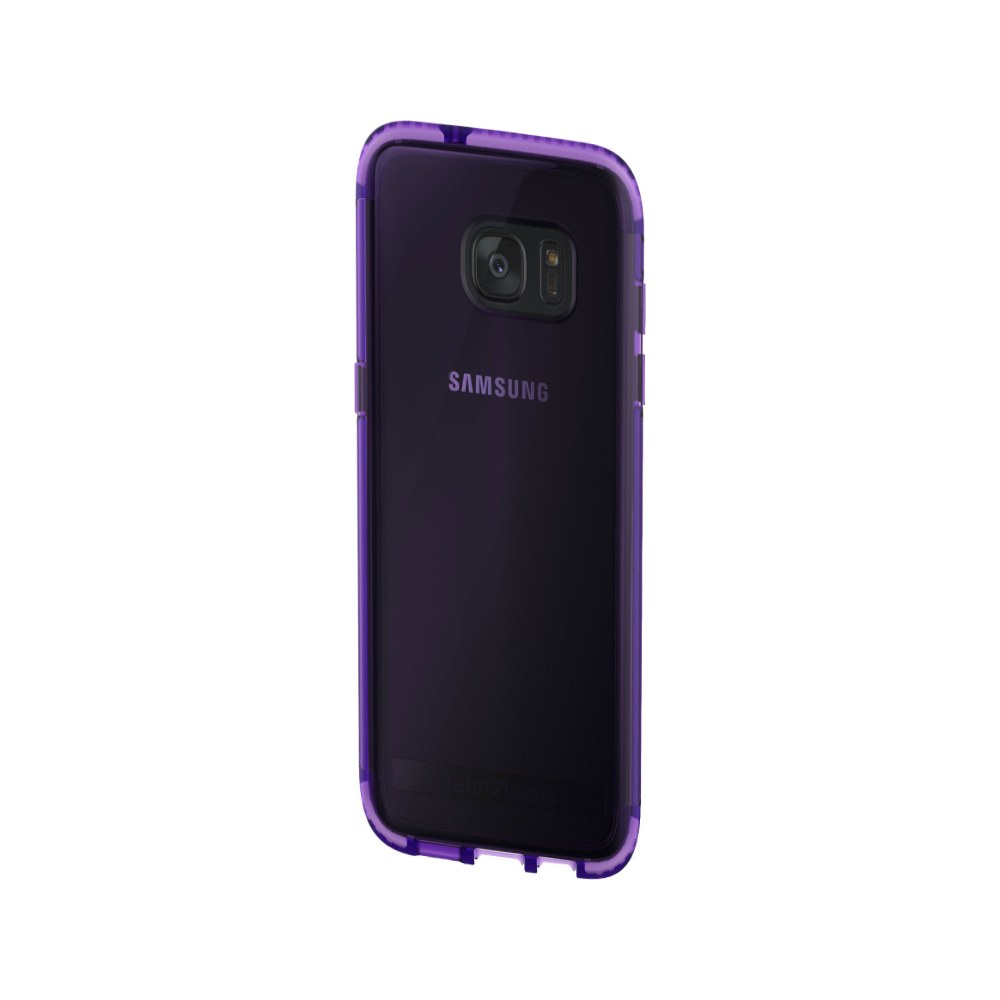 Tech21 Evo Frame Case For Samsung Galaxy S7 Edge - Hopeline Purple - 738516476247
