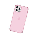 Itskins Spectrum Clear Protective Phone Case Compatible With Iphone 12/12 Pro, Slim Hybrid Case, Anti-Yellowing, And Heavy Duty Shockproof Cover, Military Phone Case | Light Pink - 4894465299385