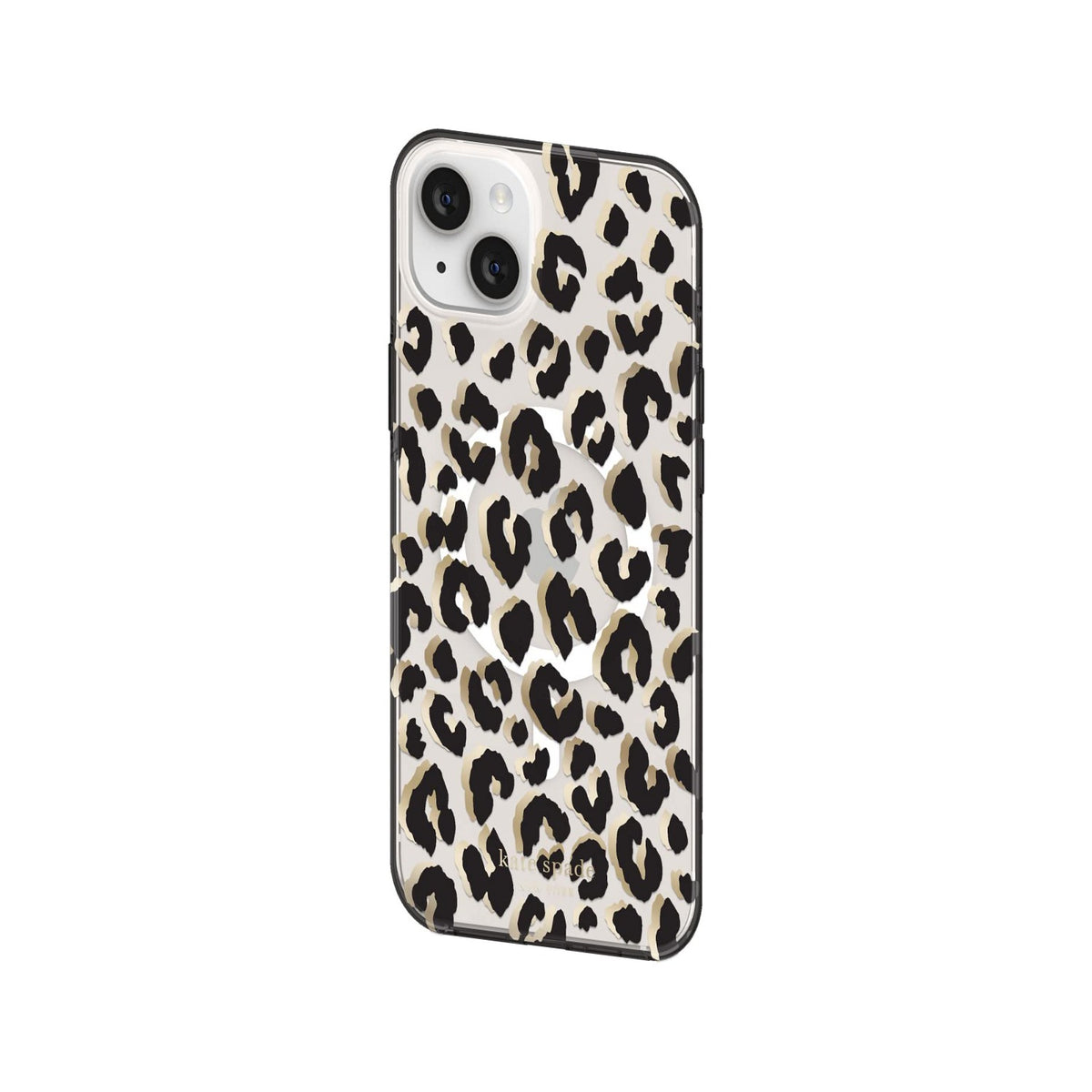 Kate Spade New York Protective Hardshell Case Compatible With Magsafe For Apple Iphone 14 Plus - City Leopard Black [Ksiph-236-Ctlb] - 650450082301