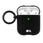 Case-Mate - Airpods Case - Hook Ups - Silicone - Compatible With Apple Airpods Series 1 & 2 - Black - 846127185301