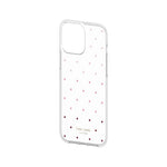 kate spade NY Protective Hardshell for iPhone 13 Pro Max – Pin Dot Ombre/Pink/Clear - 191058137814