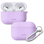 Laut - Huex Pastels For Airpods Pro | Silky Rubber Finish | Ultra Lightweight | Carabiner Included • Violet - 4895206915588