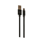 Mworks! Mpower! Flat Micro-Usb Cable 6 Feet In Length Black - Retail Packaging - 610370557372