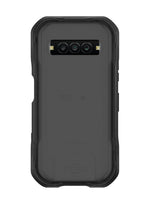Itskins For Kyocera Duraforce Pro 3 Hybrid R Armor // Frost Protective Phone Case Matte, Anti-Slip, Heavy Duty Shockproof Cover, Hardback Military Phone Case - Black - 888842084590