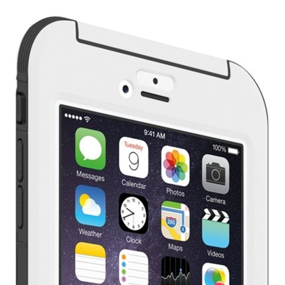 Seidio Obex Waterproof Case For The Iphone 6 Plus/6s Plus [Drop Proof] [Everyday Protection] - Retail Packaging - White/Gray - 849718009895