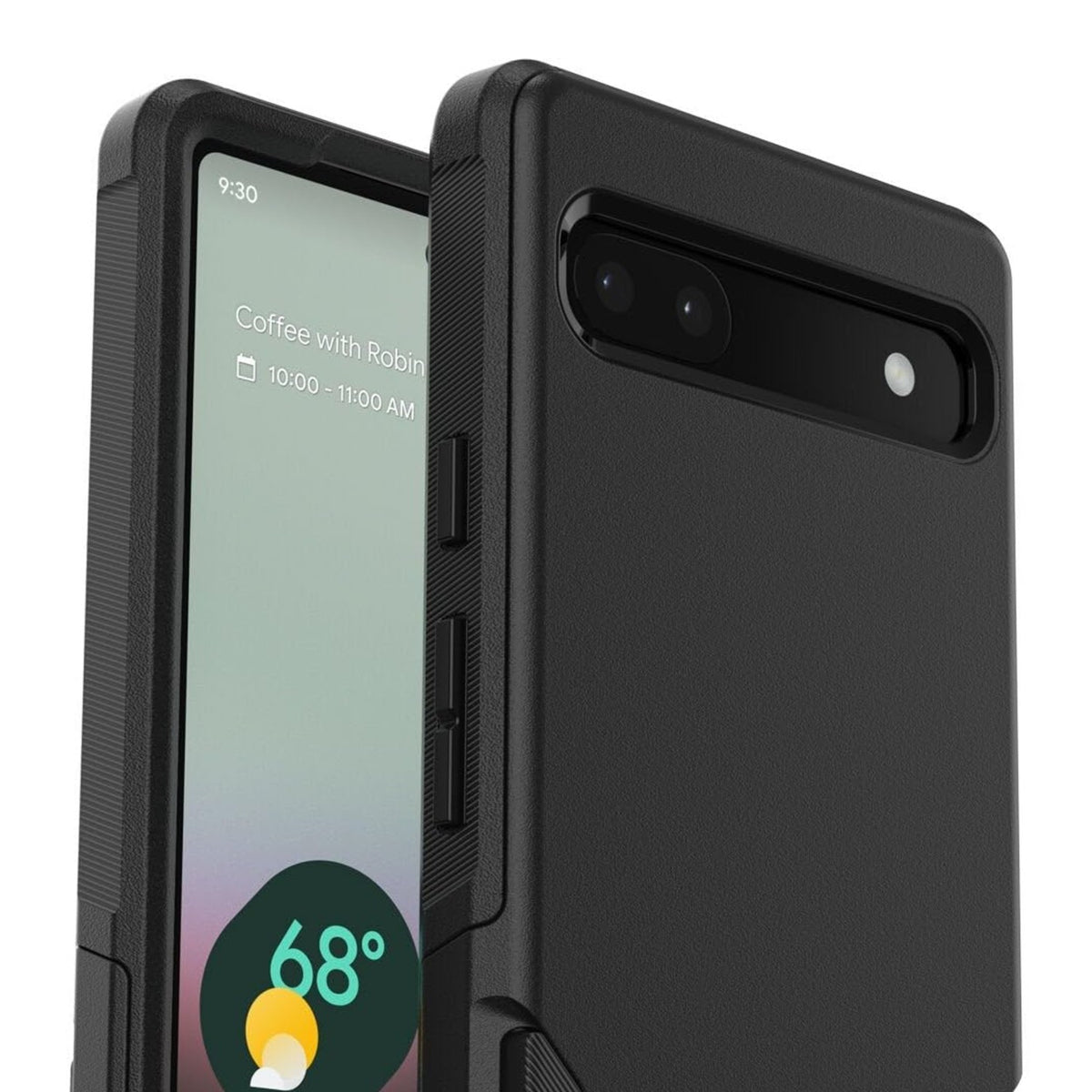 OtterBox Commuter Case For Google Pixel 6a With Antimicrobial Protection Black
