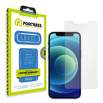 Fortress Compatible With Iphone 12 Mini Screen Protector With $200 Device Coverage [9h Tempered Glass] Anti-Scratch, Drop Protection [Lifetime Replacements] Anti-Fingerprint - 850024693159