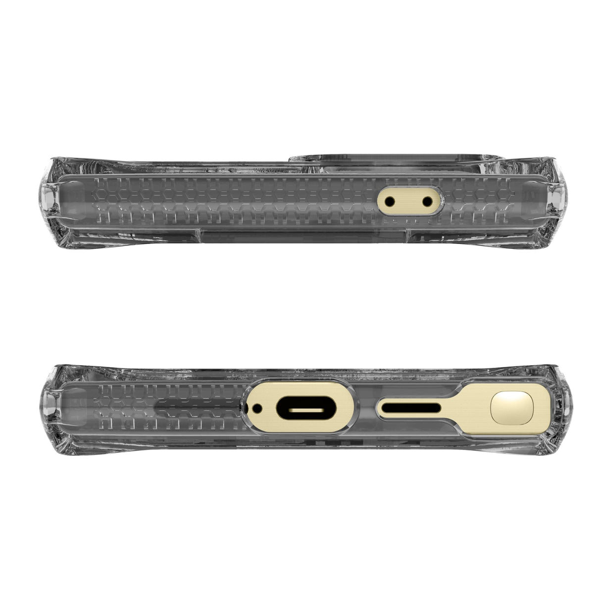 Itskins Hybrid R // Vapor Magnetic Matte Protective Phone Case For Galaxy S25 Ultra, Compatible With Magsafe, Anti-Yellowing Cell Phone Cover, Military Grade Protective Bumper - Smoke - 888842831910