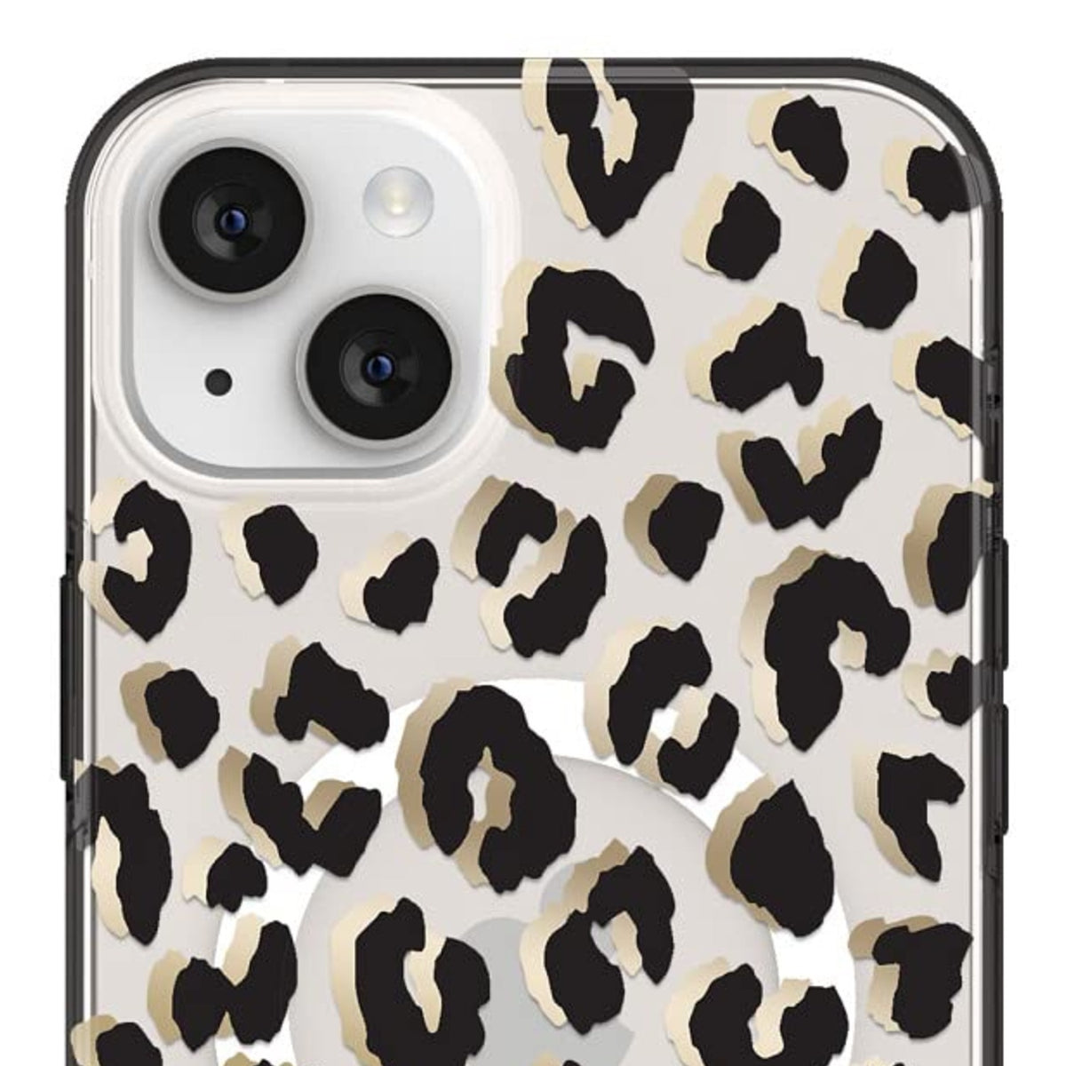 Kate Spade New York Protective Hardshell Case Compatible With Magsafe For Apple Iphone 14 Plus - City Leopard Black [Ksiph-236-Ctlb] - 650450082301