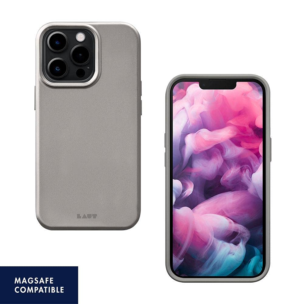 Laut - Huex Case With Magsafe Compatible With Iphone 13 Pro Max (6.7") | Silky Smooth | Tactile Buttons • Fog Grey - 4895206927239
