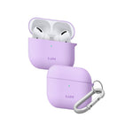 Laut - Huex Pastels For Airpods Pro | Silky Rubber Finish | Ultra Lightweight | Carabiner Included • Violet - 4895206915588