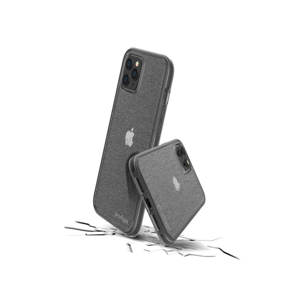 Prodigee Superstar Smoke| Iphone 12 / Iphone 12 Pro | Sparkle Glitter |Military Grade Drop Tested|Wireless Charging Compatible| Shockproof | 6.1 Inch - 810023951315