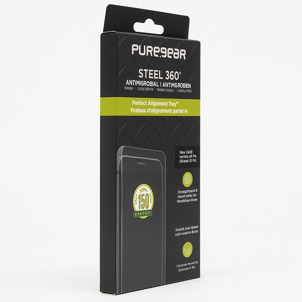 Puregear Steel 360 Tempered Glass For Apple Iphone 13 Pro/Iphone 13 - Clear