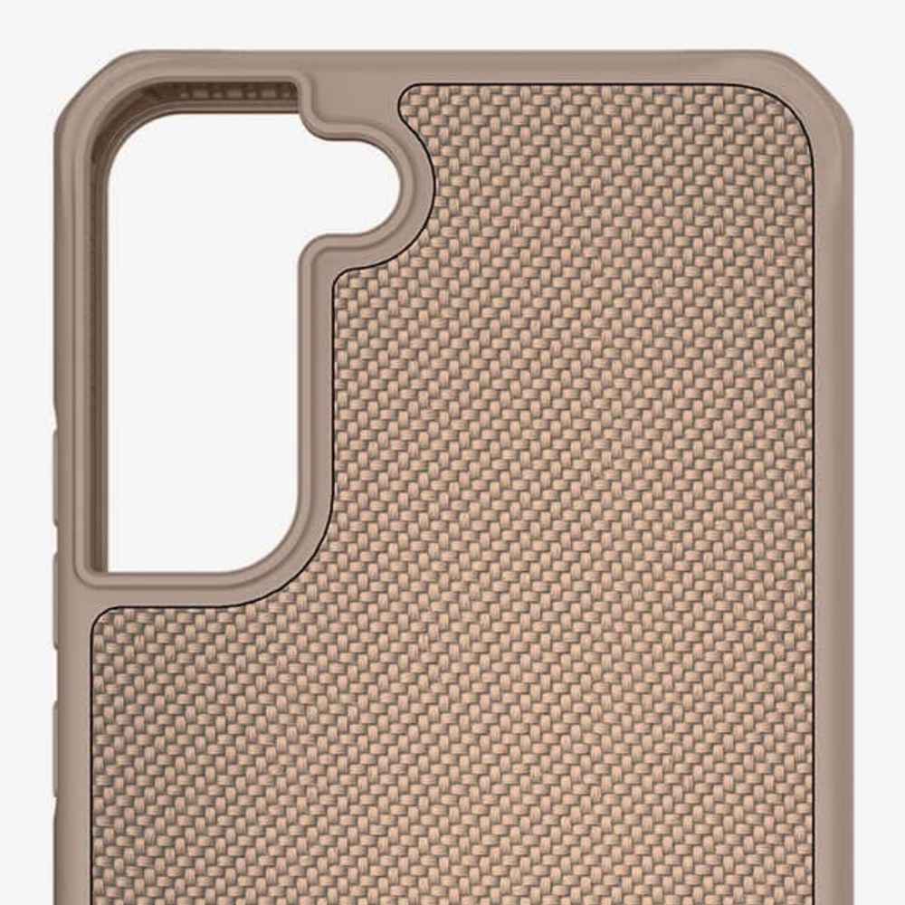 Itskins Hybrid Ballistic Protective Phone Case Compatible With Galaxy S22 5g, Slim Hybrid Case, Anti-Slip, Heavy Duty Shockproof Cover, Military Phone Case | Sand - 888842940414