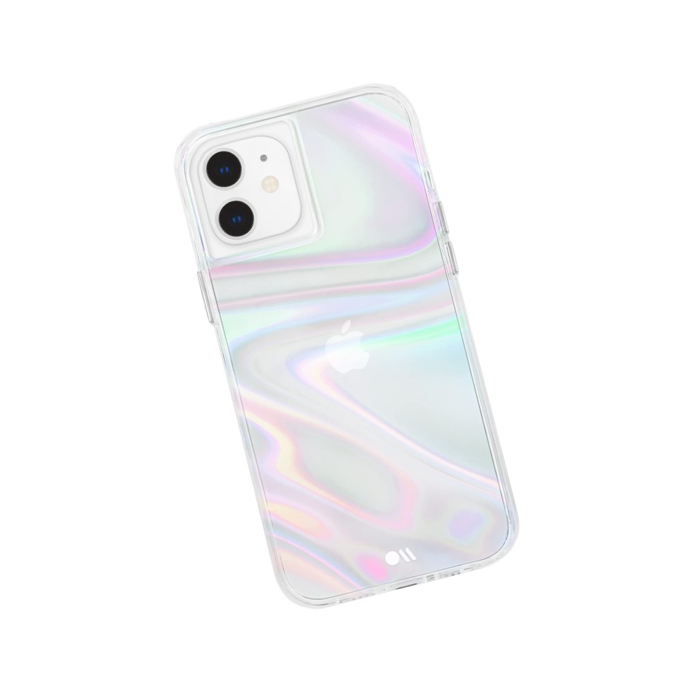 Case-Mate - Soap Bubble - Case For Iphone 12 Mini (5g) - 10 Ft Drop Protection - 5.4 Inch- Iridescent Swirl - 846127196499