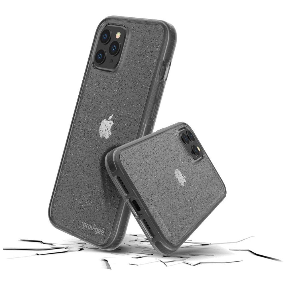 Prodigee Superstar Smoke| Iphone 12 / Iphone 12 Pro | Sparkle Glitter |Military Grade Drop Tested|Wireless Charging Compatible| Shockproof | 6.1 Inch - 810023951315
