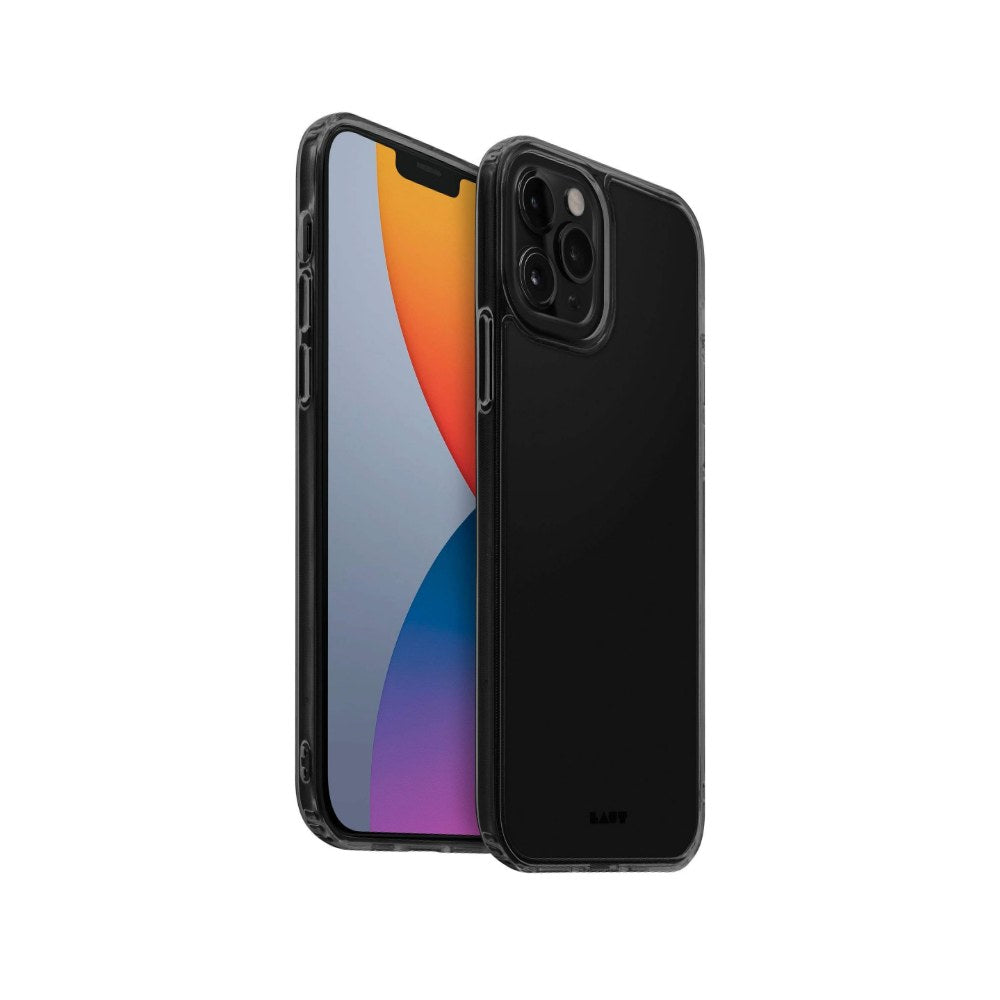 Laut - Crystal-X Case Compatible With Iphone 12 Pro Max | 13ft./4m Impact Protection | Crystal Clear Design | Scratch Resistant -Black Crystal - 4895206918091