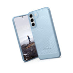 Urban Armor Gear [U] By Uag Designed For Samsung Galaxy S22 Plus Case Clear Blue Cerulean Lucent Slim Fit Lightweight Stylish Transparent Impact Resistant Protective Phone Cover, [6.6 Inch Screen] - 810070368753