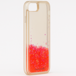 CaseMate IPhone 8 Pink Glow Waterfall Case With Liquid Glitter