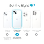 Speck Clear Iphone 15 Plus Case - Slim, Drop Protection - For Iphone 15 Plus & Iphone 14 Plus - Scratch Resistant, Anti-Yellowing, 6.7 Inch Phone Case - Gemshell Clear - 840168535668