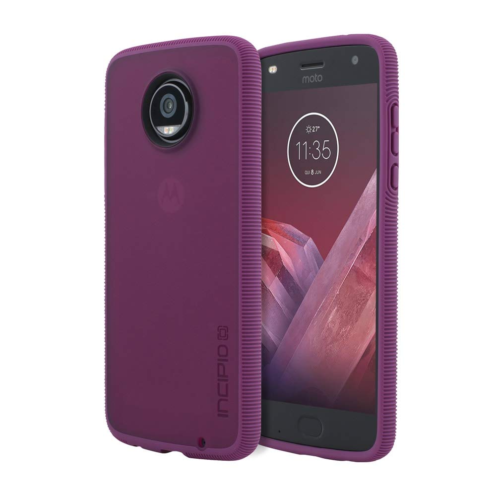 Incipio Octane Case For Motorola Moto Z2 Play Smartphone - Raspberry - 191058020475