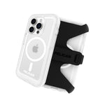Pelican Voyager Series - Iphone 15 Pro Case 6.1" [Compatible With Magsafe] [Anti-Yellow] Magnetic Charging Phone Case With Belt Clip Holster Kickstand [18ft Military Grade Drop Protection] - Clear - 840171729115