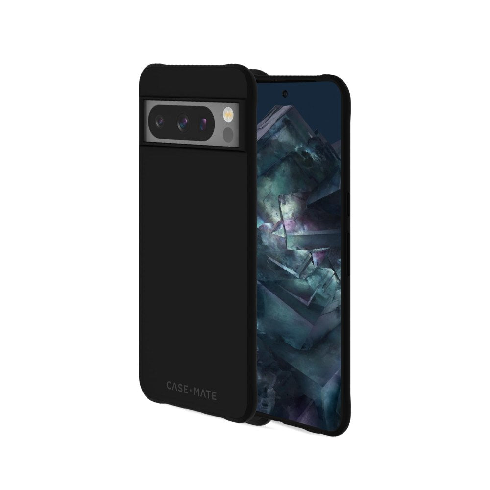 Case-Mate Google Pixel 8 Pro Case [6.7”, 2023] [12ft Drop Protection] [Wireless Charging] Tough Black Phone Case For Google Pixel 8 Pro - Rugged, Anti-Scratch Technology, Shock Absorbent, Slim Fit - 840171734751