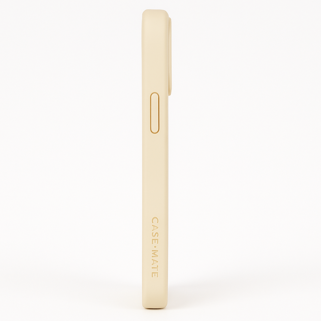 CaseMate iPhone 15 Pro Max Silicone Case MagSafe Beige Drop Protection Cover