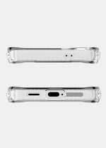 Itskins Hybrid R // Clear Magnetic Protective Phone Case For Galaxy S25+, Compatible With Magsafe, Anti-Yellowing Cell Phone Cover, Military Grade Protective Bumper - Transparent - 888842605887