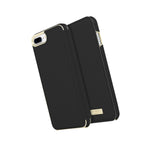 Kate Spade Black Leather Folio Case Iphone 7+ - 840076194278