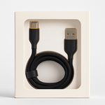 Simple - Automatic Magnetic Cable Management Usb-A To Usb-C Cord - 6ft - Black