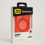 OtterBox Symmetry Plus Clear Antimicrobial MagSafe Case for iPhone 13 Mini Red