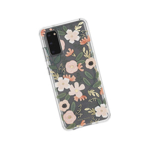 Rifle Paper Co. Samsung Galaxy S20 Case, 10ft Drop Protection, Fashionable Case For Samsung S20, Scratch Resistant, Enhanced Grip, Slim Fit, Cute Phone Case, Wireless Charging Compatible, Wild Flowers - 846127191883