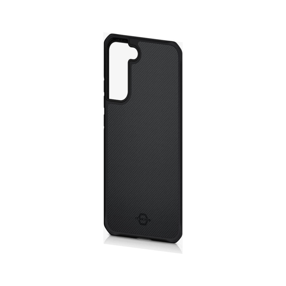 Itskins Hybrid Ballistic Protective Phone Case Compatible With Galaxy S22+ 5g, Slim Hybrid Case, Anti-Slip, Heavy Duty Shockproof Cover, Military Phone Case | Black - 888842913807