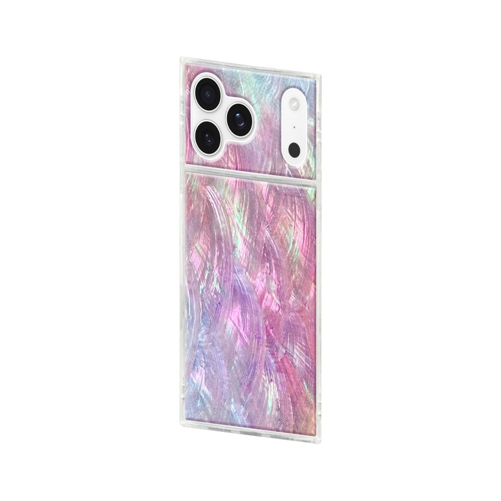 Flaunt Official Square Iphone 17 Pro Max Case - Pink Mother Of Pearl - 840171752991