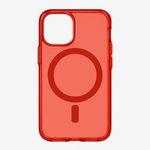 OtterBox Symmetry Plus Clear Antimicrobial MagSafe Case for iPhone 13 Mini Red