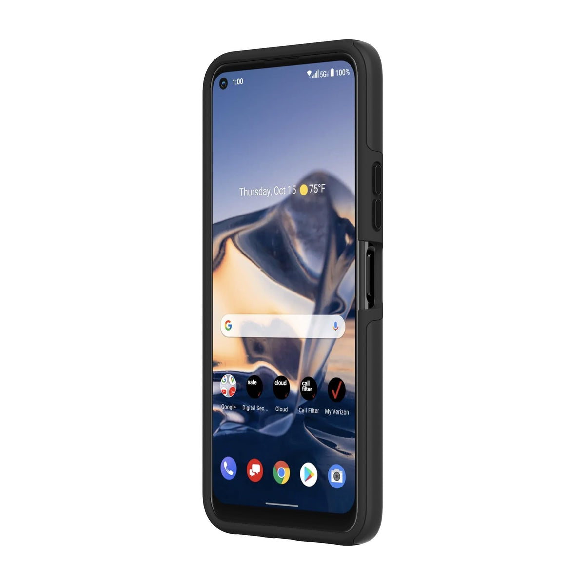 Incipio Duo Case For Nokia 8v 5g Uw – Dual-Layer Slim Protective Case With 12ft Drop Protection, Scratch-Resistant Matte Finish, Wireless Charging Compatible – Black - 191058129710