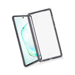 Itskins Hybrid Frost Protective Phone Case Compatible With Galaxy Note10, Slim Hybrid Case, Anti-Yellowing, And Heavy Duty Shockproof Cover, Military Phone Case | Black And Transparent - 4894465437176