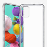 Itskins Spectrum Clear Protective Phone Case Compatible With Galaxy A51, Slim Hybrid Case, Anti-Yellowing, And Heavy Duty Shockproof Cover, Military Phone Case - Transparent - 4894465236236