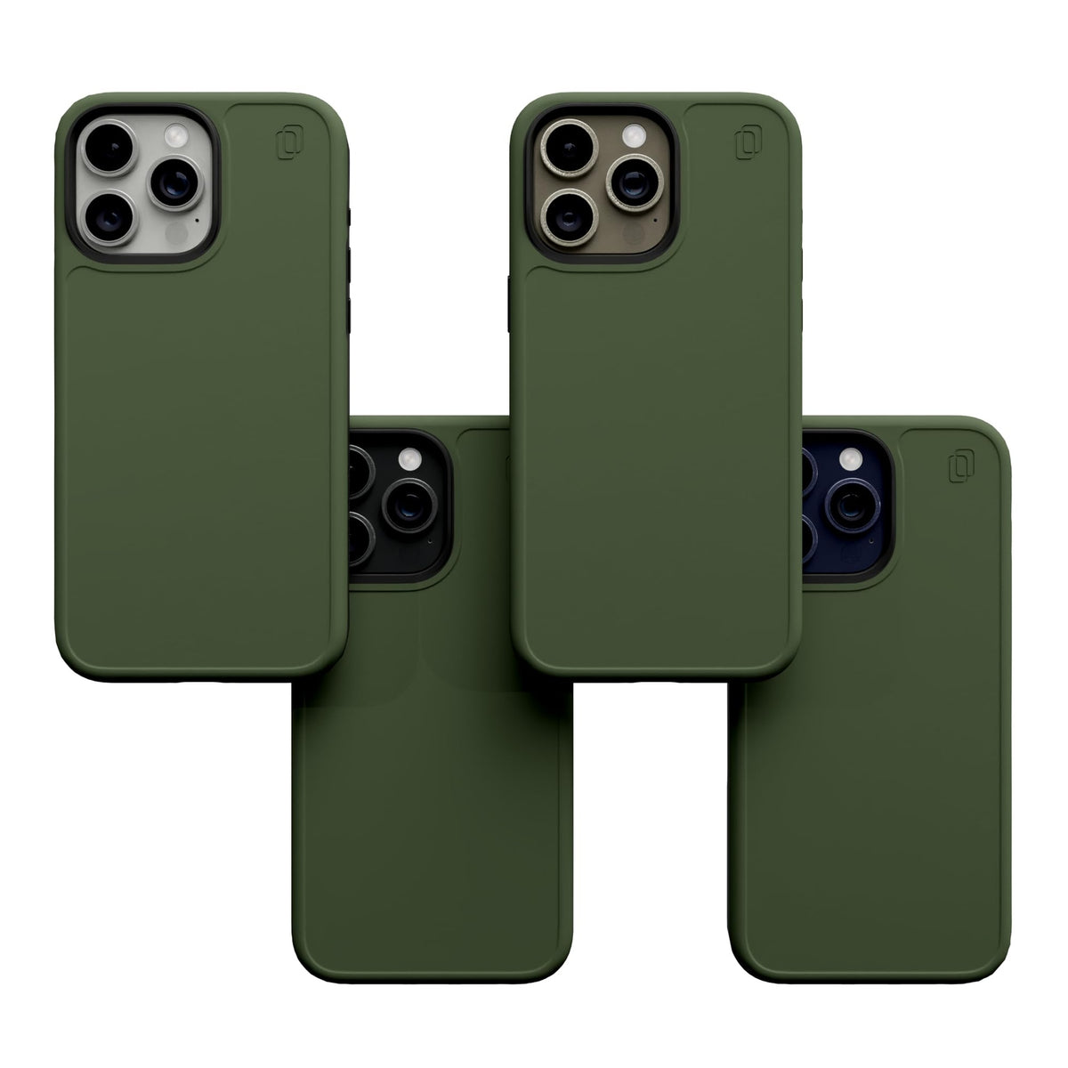 Cellhelmet Fortitude Case Designed For Iphone 15 Pro In Olive Green [Compatible With Magsafe] Dual-Layer Design | 13ft Drop Test Certified | Shock & Drop Proof Durable | As Seen On Shark Tank - 197000061138