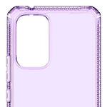 Itskins Spectrum // Clear Protective Phone Case Compatible With Samsung Galaxy A53 5g (Usa Ver), Slim Hybrid Case, Anti-Yellowing, And Heavy Duty Shockproof Cover, Military Phone Case - Light Purple - 888842790545